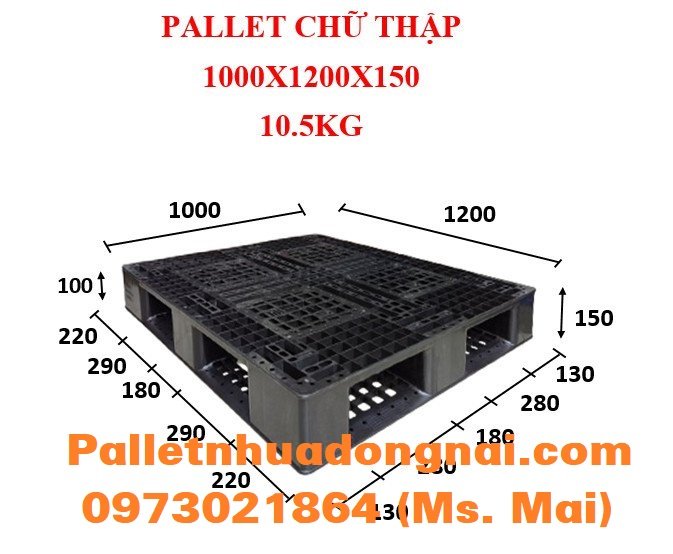 Pallet nhựa Bến Tre chất lượng bền vững, giá rẻ nhất thị trường