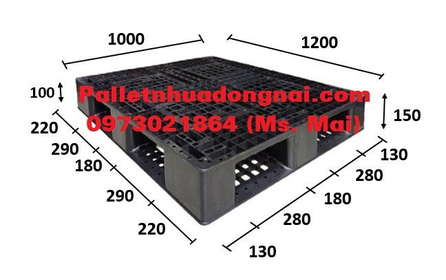 Pallet nhựa Bến Tre chất lượng bền vững, giá rẻ nhất thị trường