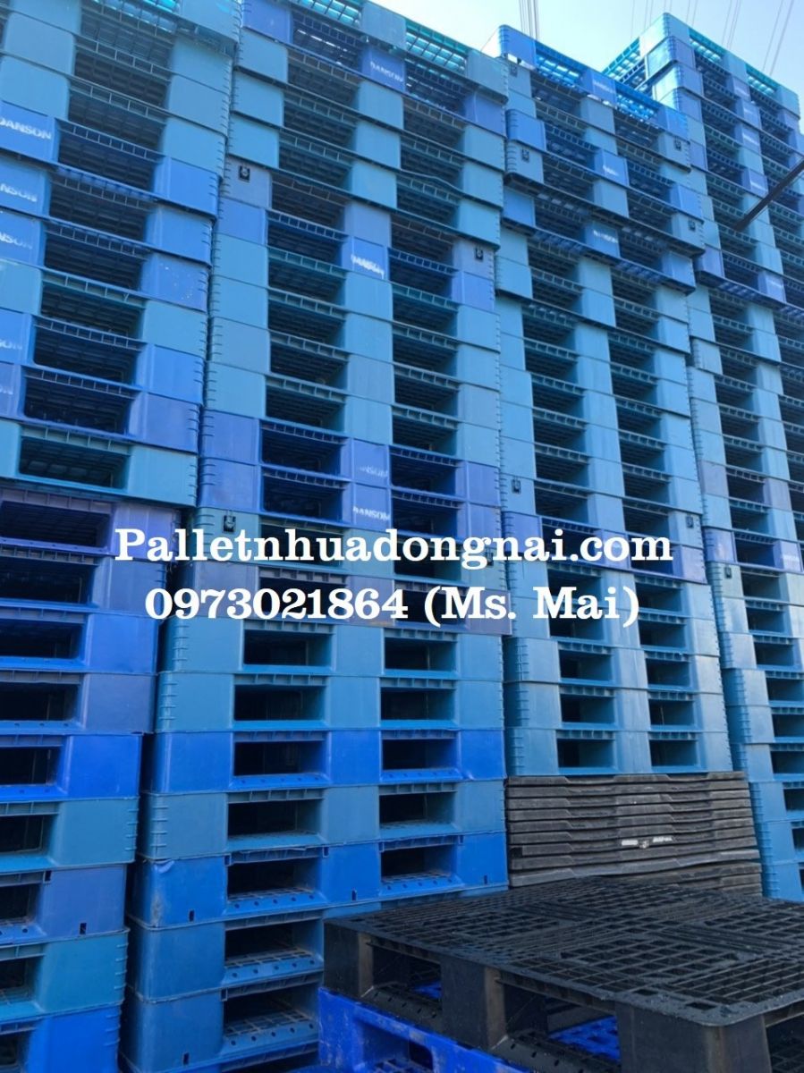 Pallet nhựa cũ giá rẻ Sài Gòn, liên hệ 0973021864 (24/7)