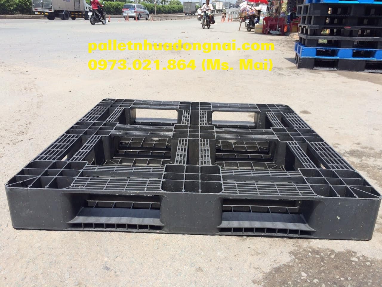 Pallet nhựa cũ Khánh Hoà mới 90%, giao hàng tận nơi