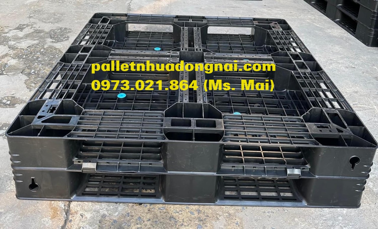 Pallet nhựa cũ Khánh Hoà mới 90%, giao hàng tận nơi