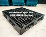 Pallet nhựa cũ Ninh Thuận bền vững tiết kiệm không gian